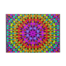 Buntes Kaleidoskop Pattterns Etui Fürs iPad Mini