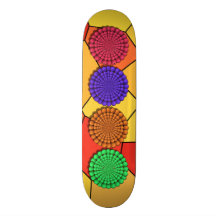 Buntes Skateboard Personalisiertes Deck