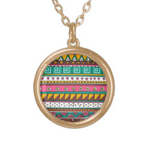 Buntes Stammes- Muster Selbst Gestalteter Schmuck