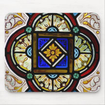 Buntglas Mousepad