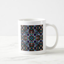Buntglas Teetasse