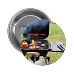 Burger und Würstchen Anstecknadelbuttons