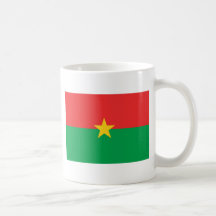 Burkina Faso Flagge Kaffeehaferl