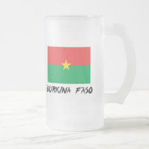 Burkina Faso Flagge Kaffeetasse