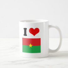 Burkina Faso Flagge Tasse
