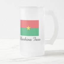 Burkina Faso Flaggen-Entwurf Kaffee Tassen