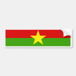 Burkina Flagge Auto Sticker