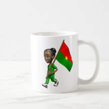Burkinabe Mädchen Haferl