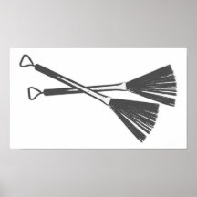 Bürsten Plakat