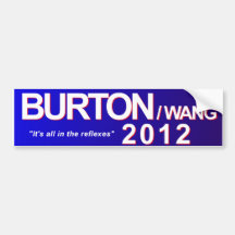 Burton/WangAutoaufkleber 2012