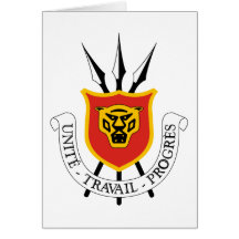 Burundi-Emblem Grußkarten