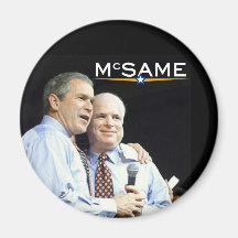 Bush-McCain: Der gleiche Mann Kühlschrankmagnete
