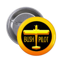 Bush-Pilot Anstecknadel