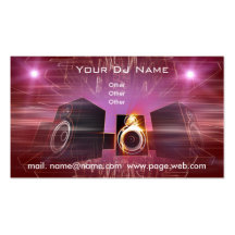 business_DJ Visitenkarten Vorlage
