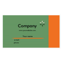 Business profilecard - horizontal visitenkartenvorlagen