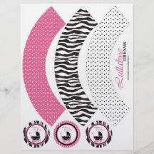 Butikechic-Mädchen-Verpackungen Flyer