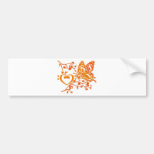 Butterfly_Notes Autoaufkleber