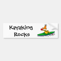 BV, lustige Kayaking Ente Autosticker