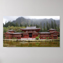 Byodo-Im Tempel Oahu Poster