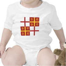 Byzantinisches Reich-Flagge Strampelanzug
