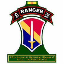 C Co, 75. Infanterie-Regiment - Förster, Vietnam Acryl Ausschnitt