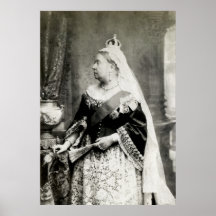 C., Königin 1890 Victoria von England Plakatdrucke