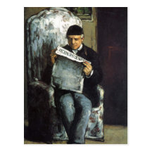 C? zanne, Paul Portr? t-DES Louis-Auguste C? zanne Postkarte