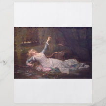 Cabanel Alexandre Ophelia 1883 Flyerdesign