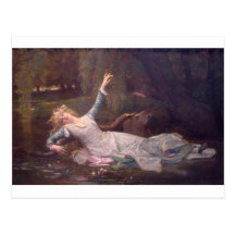 Cabanel Alexandre Ophelia 1883 Postkarten
