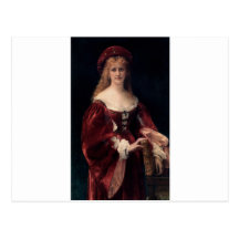 Cabanel Alexandre Patricienne De Venise 1881 Postkarten