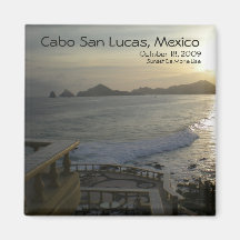 Cabo San Lucas Ansicht vom Sonnenuntergang DA Mona Magnets