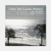 Cabo San Lucas, Mexiko Küstenansicht (Schwarzes/We Magnete