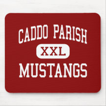 Caddo Gemeinde - Mustangs - hoch - Shreveport Mousepads