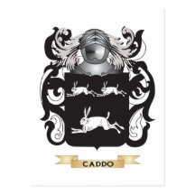 Caddo Wappen (Familienwappen) Postkarte