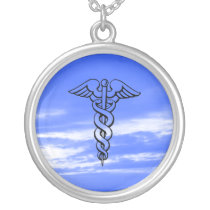 Caduceus, der medizinischen Beruf des Symbol-LPN R halsketten