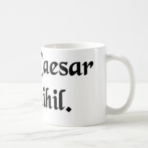 Caesar oder nichts tee tasse