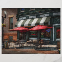Café - Albanien, NY - Kneipe Mc Gearys Vollfarbige Flyer