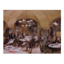 Café Griensteidl, Wien, 1890 postkarten