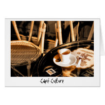 Café Kultur Grußkarten