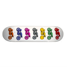 Café-Rennläufer-Andy Warhol-Skateboard Individuelles Skateboard