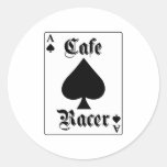 Café-Rennläufer-Pikass Runde Sticker