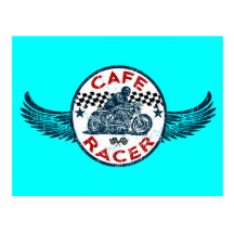 Café-Rennläufer Postkarten