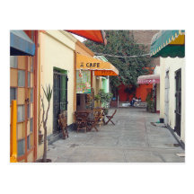 Café-Straße Postkarten