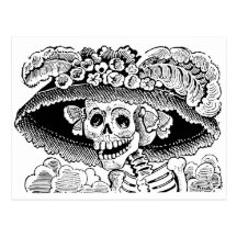 Calavera Garbancera by José Guadalupe Posada Post Card