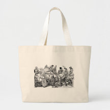 Calavera Radfahrer circa spätem 1800's Mexiko Tasche