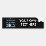CALIFONIA FÜR OBAMA 2012.png Auto Sticker