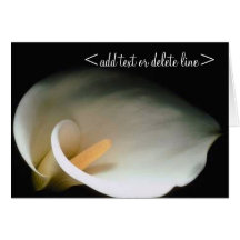 Calla-Lilien-Gruß-Karte