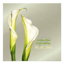 Calla-Lilien/Hochzeit Einladungen
