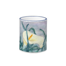 Calla Lilly Aquarell-Becher Tee Tasse