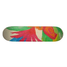Calypso_abstract Skateboard Bedruckte Skateboarddecks